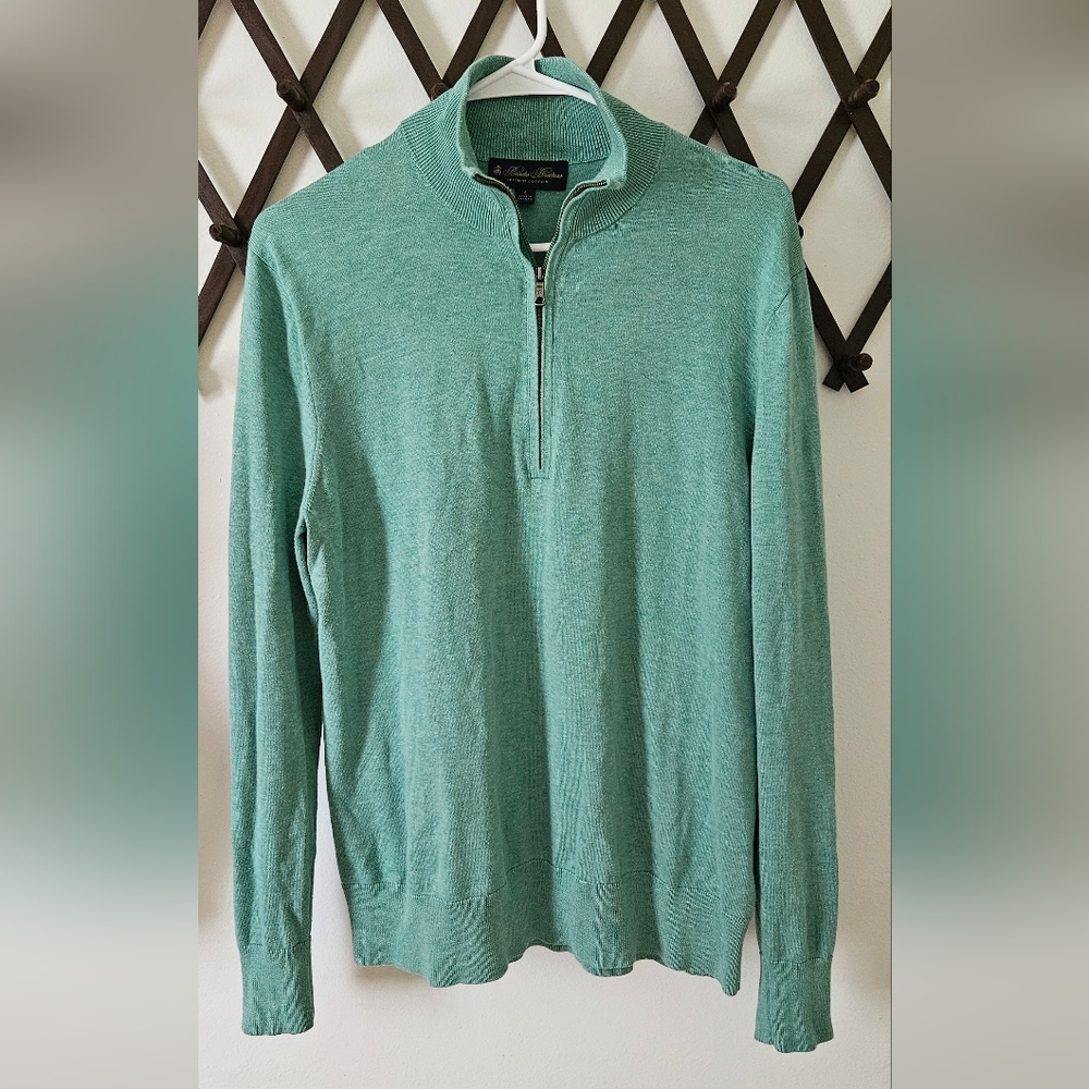 Brooks Brothers Supima® Cotton Half-Zip Sweater